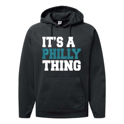 IT'S A PHILLY THING It's A Philadelphia Thing Trendy Performance Fleece Hoodie