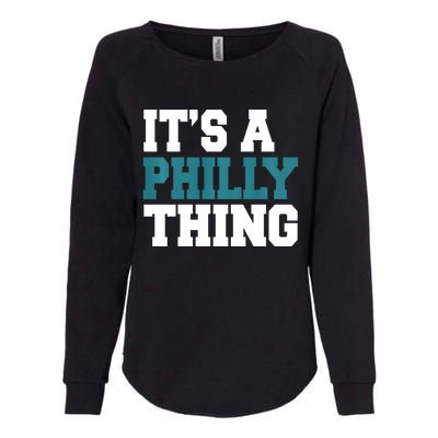 IT'S A PHILLY THING It's A Philadelphia Thing Trendy Womens California Wash Sweatshirt