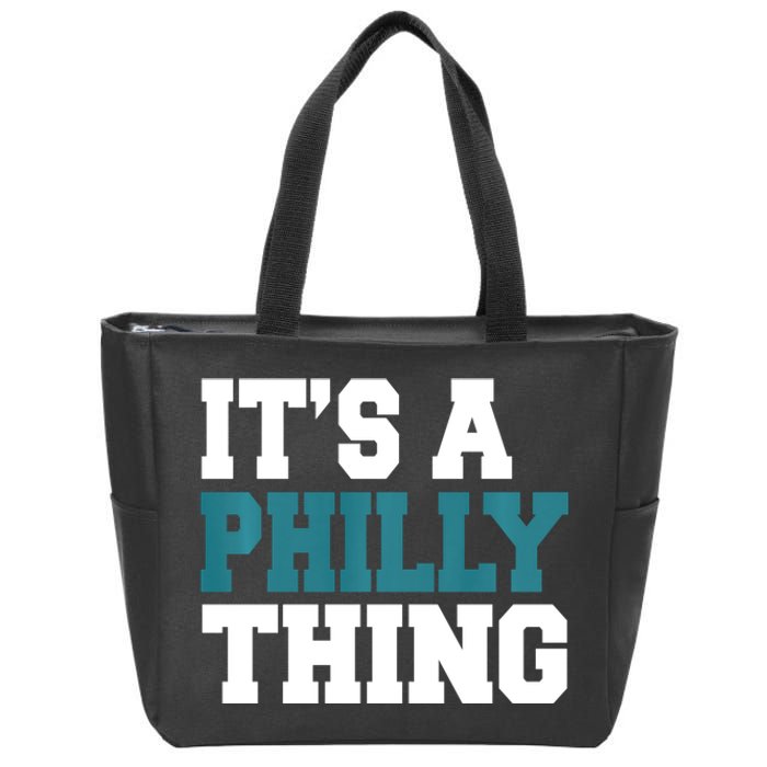 IT'S A PHILLY THING It's A Philadelphia Thing Trendy Zip Tote Bag