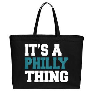 IT'S A PHILLY THING It's A Philadelphia Thing Trendy Cotton Canvas Jumbo Tote