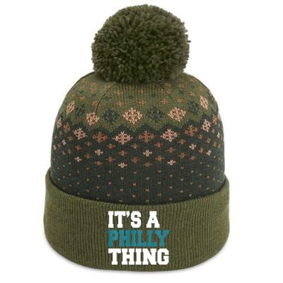 IT'S A PHILLY THING It's A Philadelphia Thing Trendy The Baniff Cuffed Pom Beanie