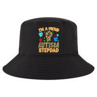 Im a Proud Autism Stepdad Puzzle Piece Advocate Support Cool Comfort Performance Bucket Hat