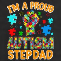 Im a Proud Autism Stepdad Puzzle Piece Advocate Support Beanie