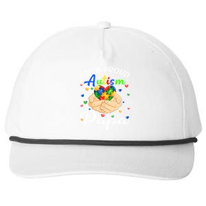 I'm A Proud Autism Papa Autism Awareness Autistic Cool Gift Snapback Five-Panel Rope Hat