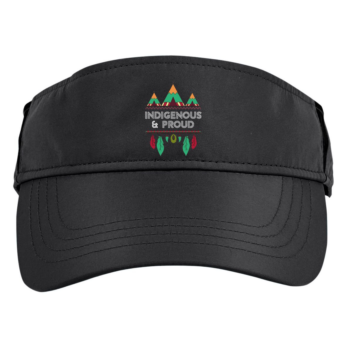 Indigenous And Proud Native Pride Indigenous People Adult Drive Performance Visor