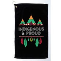 Indigenous And Proud Native Pride Indigenous People Golf Towel
