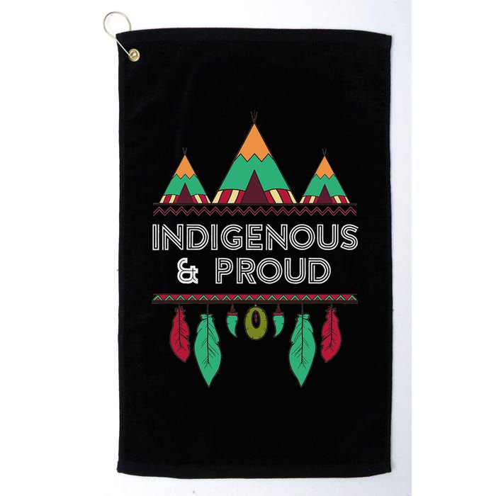 Indigenous And Proud Native Pride Indigenous People Golf Towel