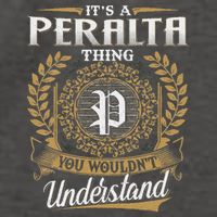 ItS A Peralta Thing You WouldnT Understand Name Classic Vector Backpack