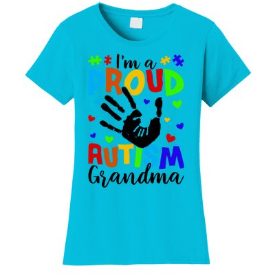 I'm A Proud Autism Grandma Autism Awareness Meaningful Gift Women's T-Shirt