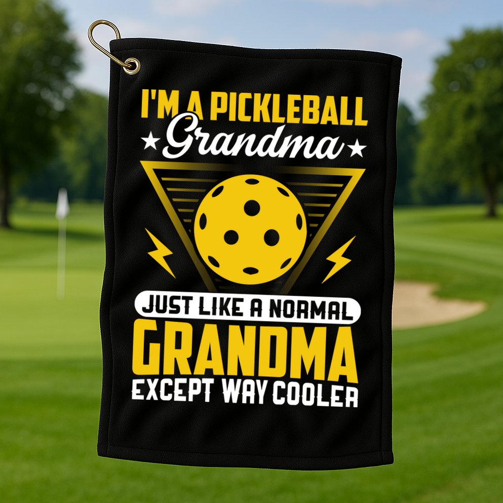 I'm A Pickleball Gift For Pickleball Player Golf Towel