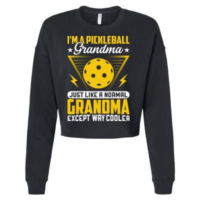 I'm A Pickleball Gift For Pickleball Player Cropped Pullover Crew