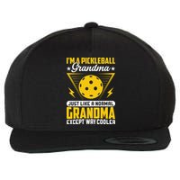 I'm A Pickleball Gift For Pickleball Player Wool Snapback Cap