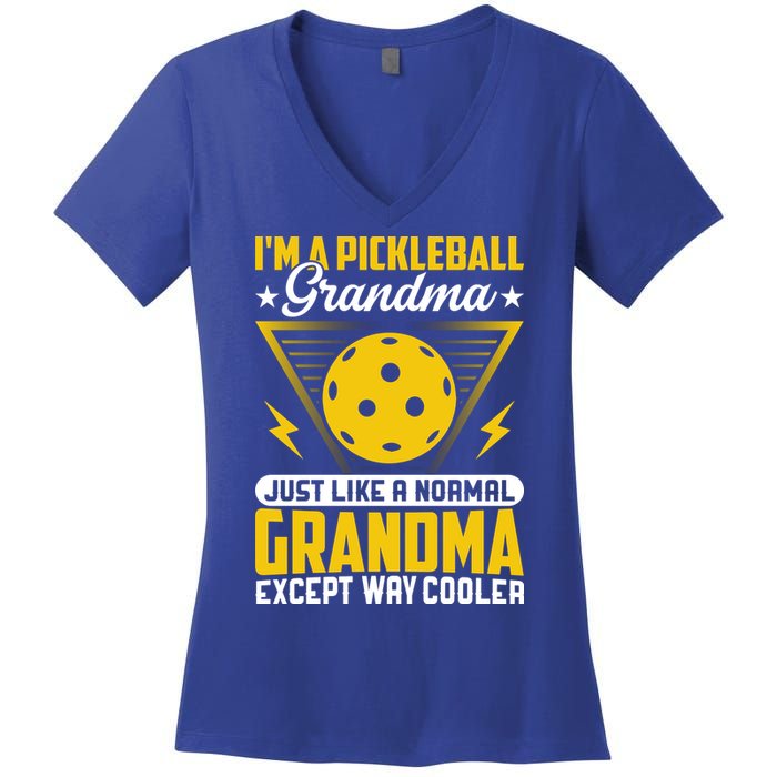 I'm A Pickleball Gift For Pickleball Player Women's V-Neck T-Shirt