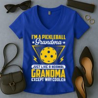 I'm A Pickleball Gift For Pickleball Player Women's V-Neck T-Shirt