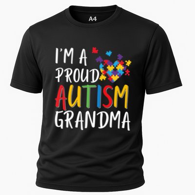 I'm A Proud Autism Grandma Awareness Puzzle Ribbon Cute Gift Performance Shirt