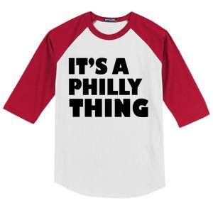 It's A Philly Thing Its A Philly Thing Philadelphia Football Kids Colorblock Raglan Jersey