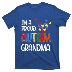 I'm A Proud Autism Grandma Autism Awareness Costume Heart Funny Gift T-Shirt