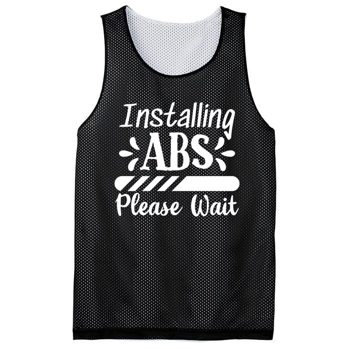 Installing Abs Please Wait | Workout Mesh Reversible Basketball Jersey Tank