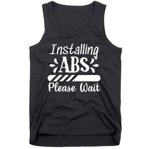 Installing Abs Please Wait | Workout Tank Top