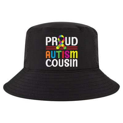 IM A Proud Autism Cousin Autism Awareness Cool Comfort Performance Bucket Hat