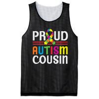 IM A Proud Autism Cousin Autism Awareness Mesh Reversible Basketball Jersey Tank