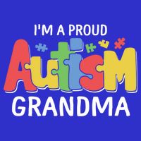 I'm A Proud Autism Grandma Awareness Gift Baby Bodysuit