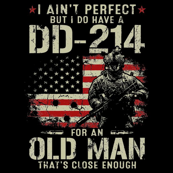 I AinT Perfect But I Do Have A Dd 214 For An Old Man Mousepad