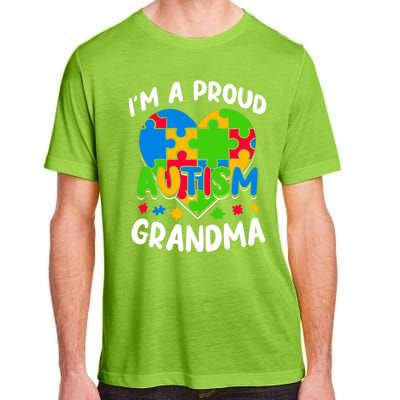 I'm A Proud Autism Grandma Awareness Gift Adult ChromaSoft Performance T-Shirt