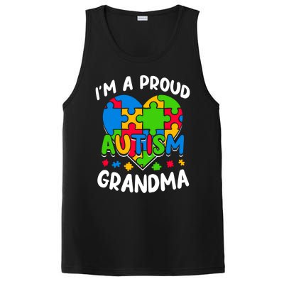 I'm A Proud Autism Grandma Awareness Gift PosiCharge Competitor Tank