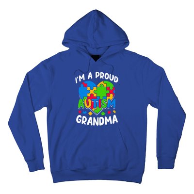 I'm A Proud Autism Grandma Awareness Gift Hoodie