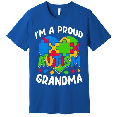 I'm A Proud Autism Grandma Awareness Gift Premium T-Shirt