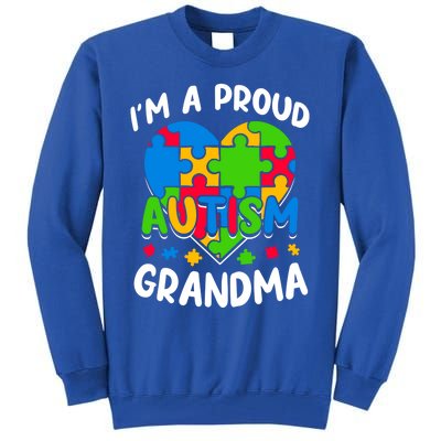 I'm A Proud Autism Grandma Awareness Gift Tall Sweatshirt