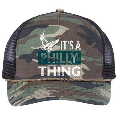 Its A Philly Thing Philadelphia Fan Funny Football Fan Retro Rope Trucker Hat Cap