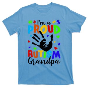 I'm A Proud Autism Grandpa Autism Awareness Funny Gift T-Shirt