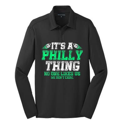 It's A Philly Thing Its A Philadelphia Thing Fan Silk Touch Performance Long Sleeve Polo