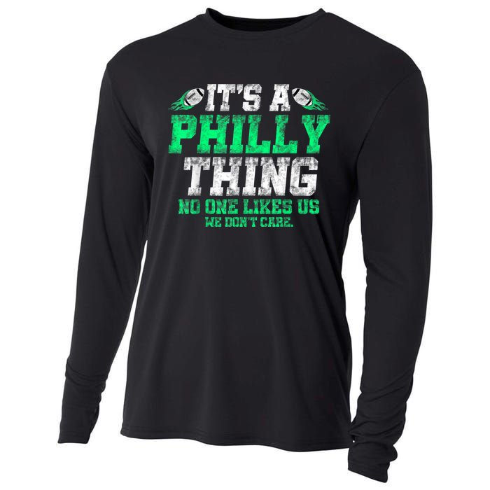 It's A Philly Thing Its A Philadelphia Thing Fan Cooling Performance Long Sleeve Crew