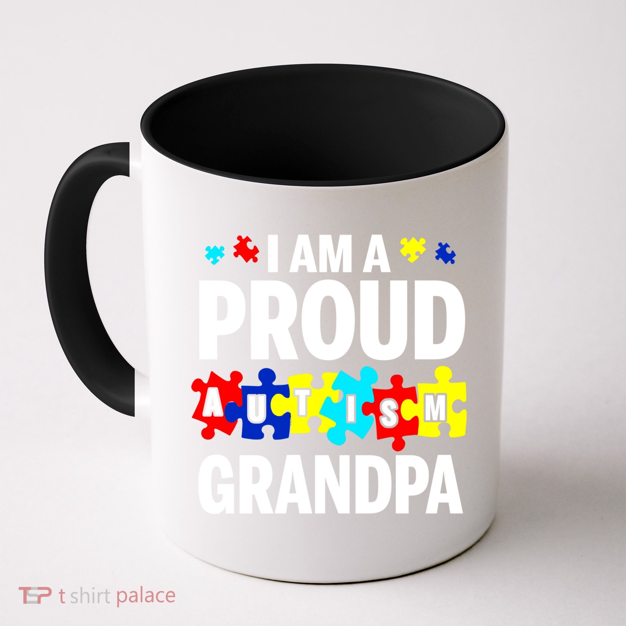 I'm A Proud Autism Grandpa Autism Awareness Meaningful Gift Mug