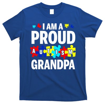 I'm A Proud Autism Grandpa Autism Awareness Meaningful Gift T-Shirt
