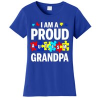 I'm A Proud Autism Grandpa Autism Awareness Meaningful Gift Women's T-Shirt