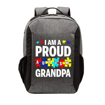 I'm A Proud Autism Grandpa Autism Awareness Meaningful Gift Vector Backpack