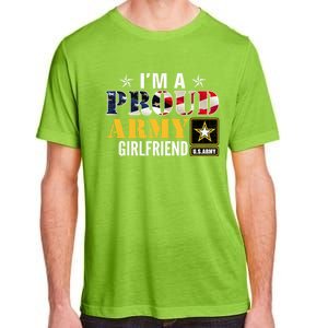 I'm A Proud Army Friend American Flag Military Veteran Gift Adult ChromaSoft Performance T-Shirt