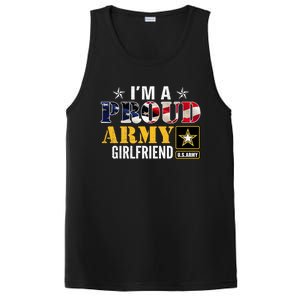 I'm A Proud Army Friend American Flag Military Veteran Gift PosiCharge Competitor Tank