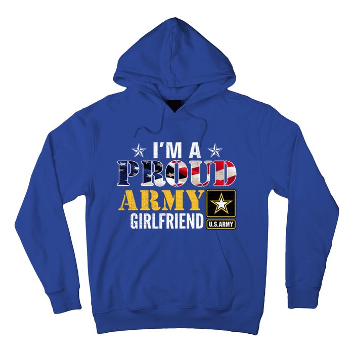 I'm A Proud Army Friend American Flag Military Veteran Gift Hoodie