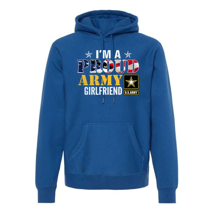 I'm A Proud Army Friend American Flag Military Veteran Gift Premium Hoodie