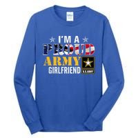 I'm A Proud Army Friend American Flag Military Veteran Gift Tall Long Sleeve T-Shirt