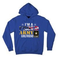 I'm A Proud Army Friend American Flag Military Veteran Gift Tall Hoodie