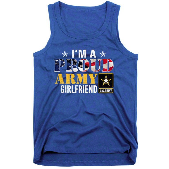 I'm A Proud Army Friend American Flag Military Veteran Gift Tank Top