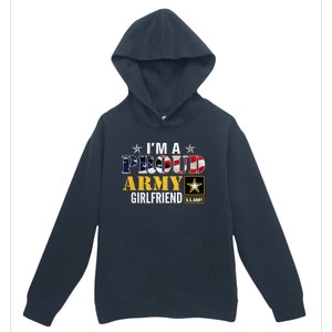 I'm A Proud Army Friend American Flag Military Veteran Gift Urban Pullover Hoodie