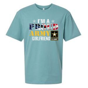 I'm A Proud Army Friend American Flag Military Veteran Gift Sueded Cloud Jersey T-Shirt