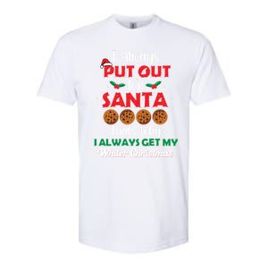 I Always Put Out For Santa Naughty Christmas Cookie Baking Gift Softstyle CVC T-Shirt